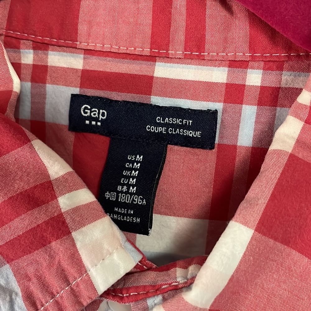 80’s Vintage Gap Classic Fit M Shirt - Picture 2 of 2